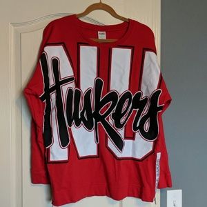 Victoria's Secret PINK Huskers NU sweatshirt